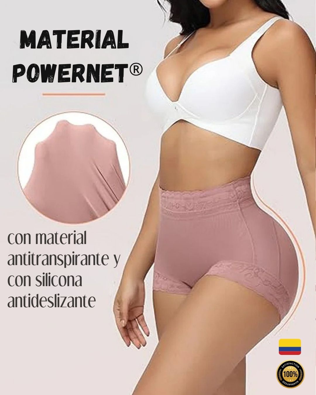 Cachetero faja para cola y abdomen - 100% Colombiano