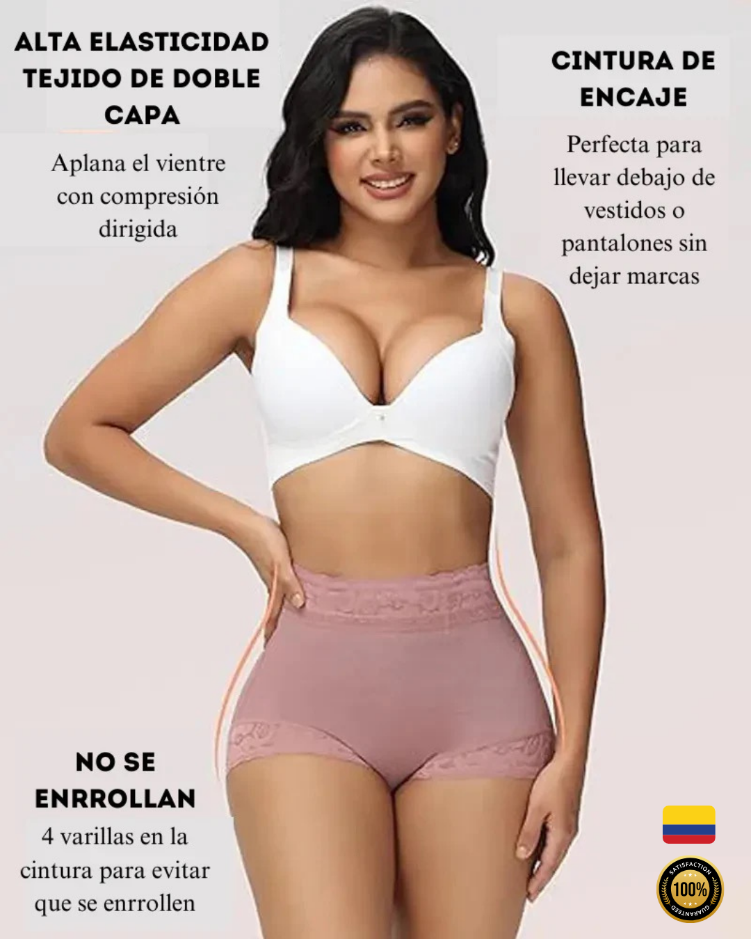 Cachetero faja para cola y abdomen - 100% Colombiano